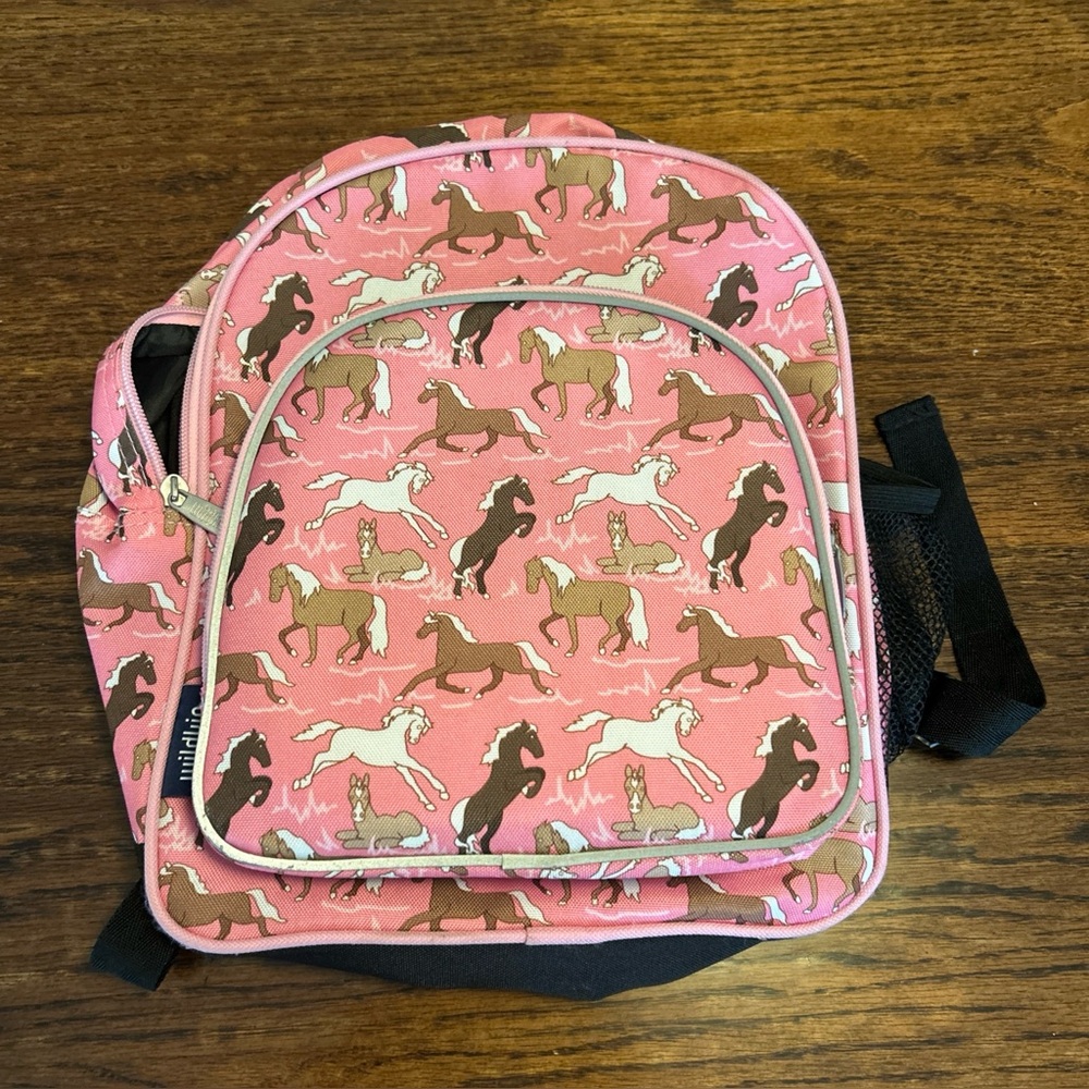 Pink and Brown Dog Print Accessories Set